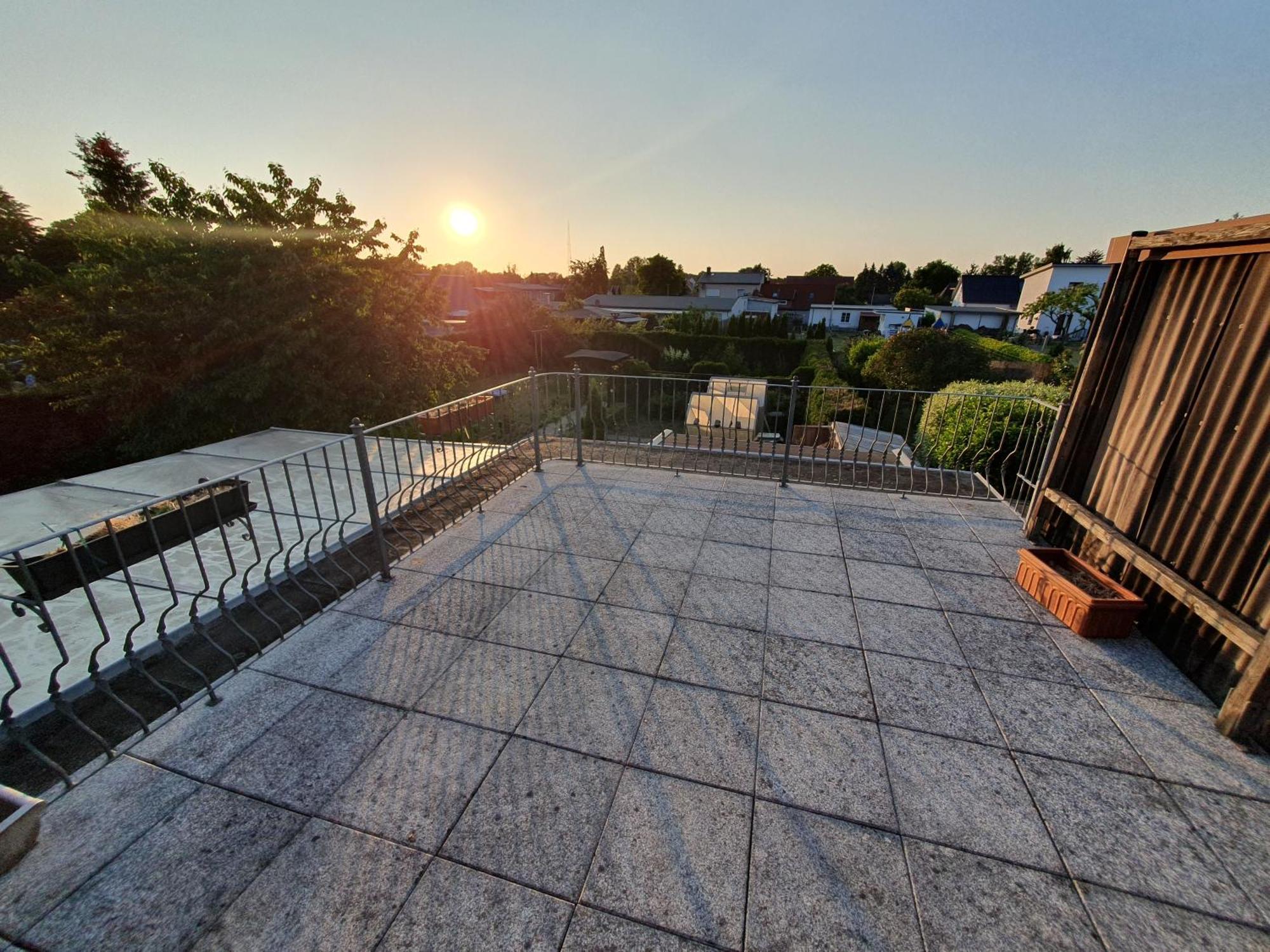 Neumuhler Hof: Ferienwohnung "Benjamin" mit Dachterrasse und Sonnenuntergang Schwerin  Exterior photo